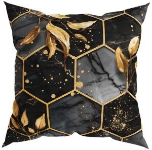 Poszewka na Poduszkę 40x40 Czarna Poszewki Dekoracyjne 9232