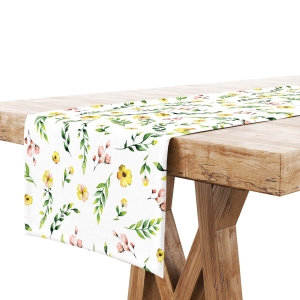 Bieżnik na Stół 40x140 Dekoracyjny Drobne Kwiaty 9237