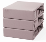 Prześcieradło z Gumką 90x200 Frotte Pudrowy Róż