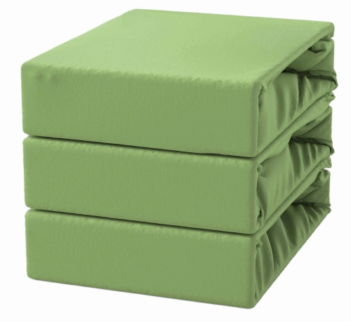 Prześcieradło Bawełniane z Gumką 140x200 Zielony