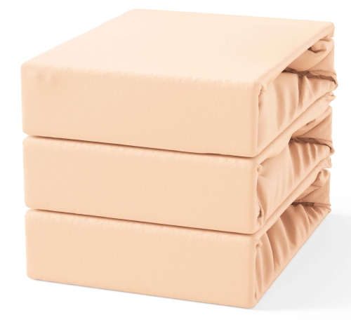 Prześcieradło Bawełniane z Gumką 140x200 Łososiowe