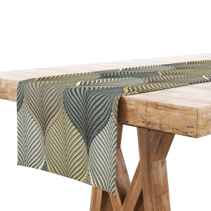 Bieżnik na Stół 40x240 Dekoracyjny Odcienie Szarości 9509