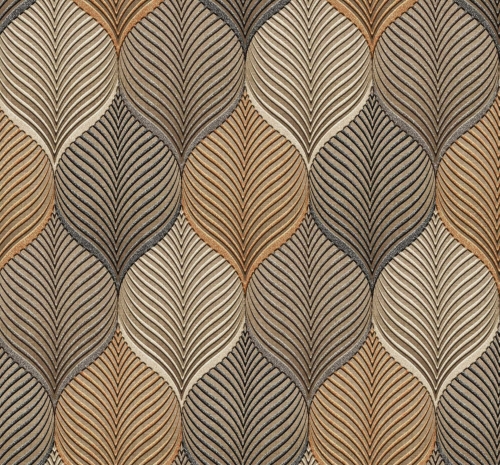 Tkanina na Metry Soft Miękka z Meszkiem Brązowa