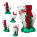 Baranek Wielkanocny do Koszyczka Figurka Gipsowa Wielkanocna Baranek Stojący 7,5cm