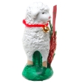 Baranek Wielkanocny do Koszyczka Figurka Gipsowa Wielkanocna Baranek Stojący 7,5cm