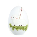 Świeca Jajko Duże Świeca Wielkanocna 14cm Świeczka Wielkanoc Baranek Wielkanocny
