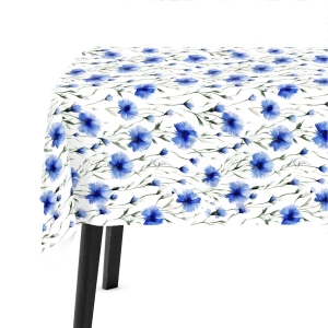 Obrus na Stół 140x220 Bezpłatne Zwężenie Dekoracyjny Chabry 9881