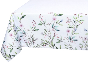 Obrus na Stół 150x220 Bezpłatne Zwężenie Dekoracyjny Kwiaty 9883