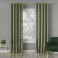 Materiał na Zasłony Gładki 290cm Materiał na Metry Tkanina Welur Zasłonowa Oliwka