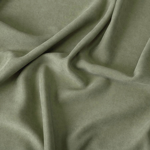Materiał na Zasłony Gładki 290cm Materiał na Metry Tkanina Welur Zasłonowa Oliwka