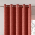 Materiał na Zasłony Gładki 290cm Tkanina na Zasłony Poszewki Welur Ceglasta