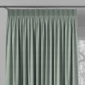 Materiał na Zasłony Gładki 290cm Tkanina Welur na Zasłony Poszewki Mięta Szałwia