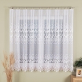 Firanka na Metry Żakardowa 170cm Firana na Metry Firany Białe Pasowy Wzór