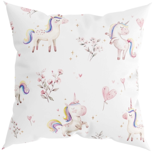 Poszewka Jednorożce 40x40 Poszewka dla Dziecka Poszewki na Jaśki Jednorożce