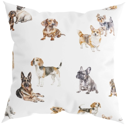 Poszewka Pieski 40x40 Poszewki dla Dzieci Poszewki na Jaśki Psy