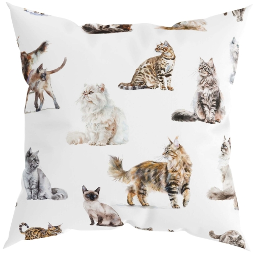 Poszewka Kotki 40x40 Poszewki dla Dzieci Poszewki na Jaśki Koty