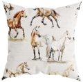 Poszewka Konie 40x40 Poszewki dla Dzieci Poszewki na Jaśki Konie