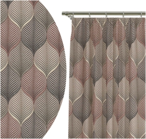 Zasłona Gotowa na taśmie 140x160 Zasłony na Żabki Brudny Róż 9499