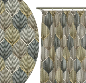 Zasłona Gotowa na taśmie 140x160 Zasłony na Żabki Szare 9501