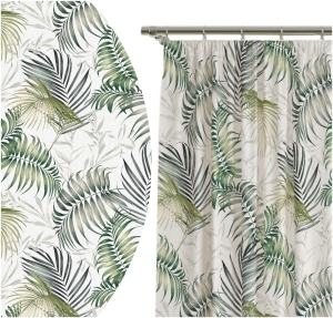 Zasłona Gotowa na Taśmie 140x250 Żabki Liście 8792