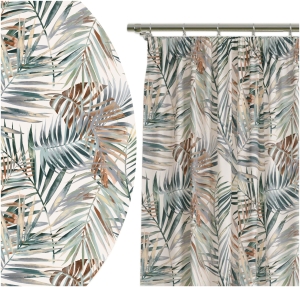 Zasłona Gotowa 140x250 Zasłony Żabki Liście 6834