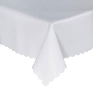 OBRUS PLAMOODPORNY BIAŁY 110x160 Obrus na Stół Biały Gładki Lara