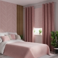 Zasłona Welurowa na Przelotkach 140x240 Zasłona Gotowa Welur Ciemny Róż