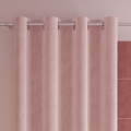 Zasłona Welurowa na Przelotkach 140x240 Zasłona Gotowa Welur Pudrowy Róż