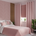 Zasłona Welurowa na Przelotkach 140x240 Zasłona Gotowa Welur Pudrowy Róż