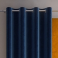 Zasłona Welurowa Granatowa 140x250 Zasłona Gotowa na Przelotkach Welur Granat