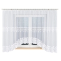 DARIA Firanka żakardowa gotowa, szerokość 450 x wysokość 175cm, kolor 001 biały 018982/FBL/001/450175/1