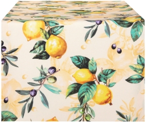 Bieżnik na Stół 40x200 Bieżnik Dekoracyjny do Jadalni Kuchni Cytryny 10532