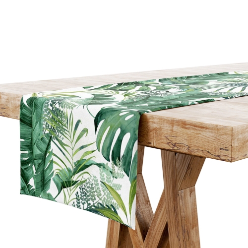 BIEŻNIK DEKORACYJNY 40x200 LIŚCIE PALMY 5776