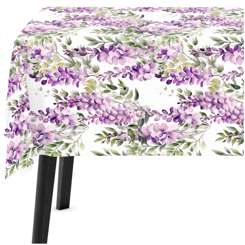 Obrus szyty na wymiar kwiaty wisteria