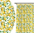 Zasłona Gotowa na Taśmie 140x250 Zasłona Welur Cytryny 10653