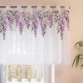 Zazdrostka 100x70 Zazdrostki do Kuchni Firanka Krótka Zazdrostka Gotowa Wisteria