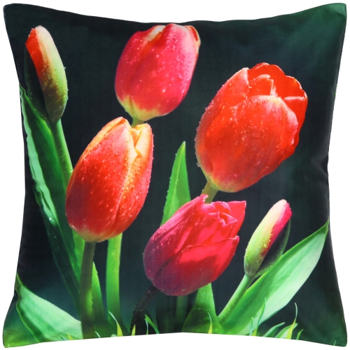 POSZEWKA  40X40 TULIPANY