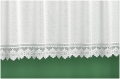 Zazdrostka Gotowa 150x70cm Zazdrostki do Kuchni Zazdrostka Biała Krótka Firanka
