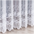 Firanka Żakardowa Dluga 250cm Firany na Metry Klasyczna Firana Biała
