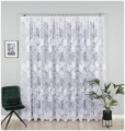 Firana na Metry Długa 250cm Firanka w Kwiaty Duży Wzór po Całości