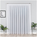 Firana Gotowa na Taśmie 300x250 Firanka na Żabki Tunel Biały Woal Premium