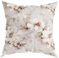 Poszewka Dekoracyjna Kwiaty 40x40 Poszewki na Poduszki Beż