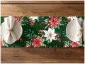 Bieżnik Świąteczny Zielony Bieżniki Szyte na Wymiar