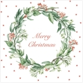 Serwetki Papierowe Świąteczne Boże Narodzenie Stroik Merry Christmas 33x33cm 20szt.