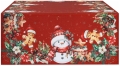Bieżnik Świąteczny Czerwony 60x120 Bieżnik na Stół Bałwanek