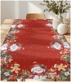 Bieżnik Świąteczny Czerwony 60x120 Bieżnik na Stół Bałwanek