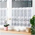 Zazdrostka na Metry wys. 50cm Krótka Firanka do Kuchni Biała Metraż
