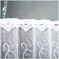 Zazdrostka na Metry wys. 50cm Krótka Firanka do Kuchni Biała Metraż