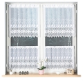 Zazdrostka na Metry wys. 70cm Krótka Firanka do Kuchni Biała Metraż