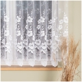 Krótka Firana Żakardowa do Parapetu Szyta na Wymiar